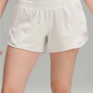 lululemon athletica Cream Athletic Running Shorts